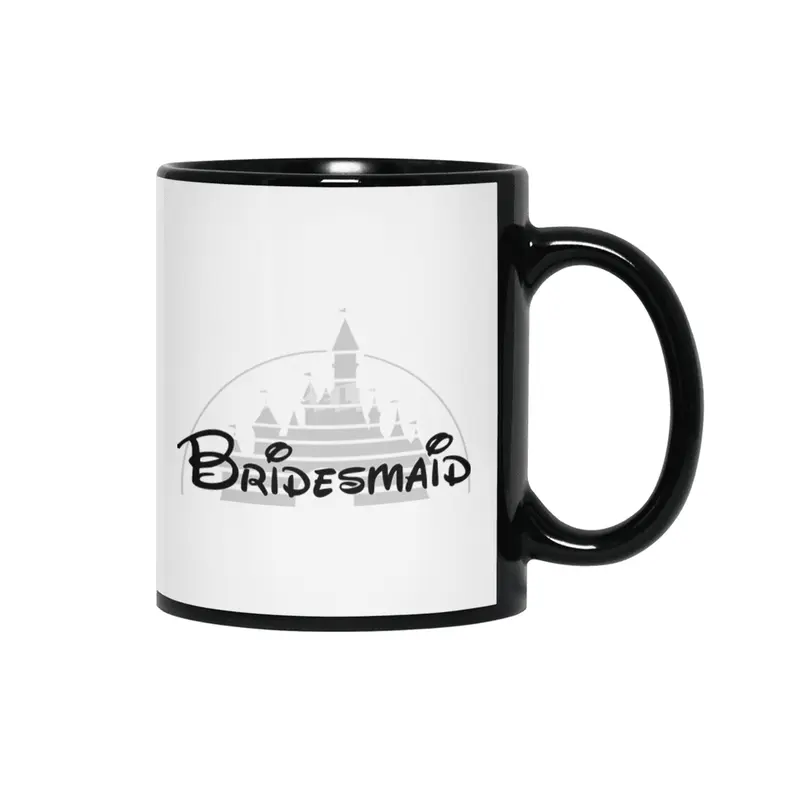 Disney Bridesmaid Siyah Kupa