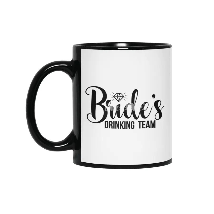 Bride's Drinking Team Siyah Kupa