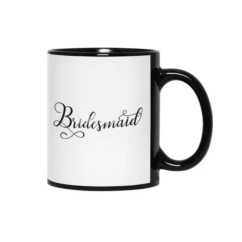 Bridesmaid Siyah Kupa