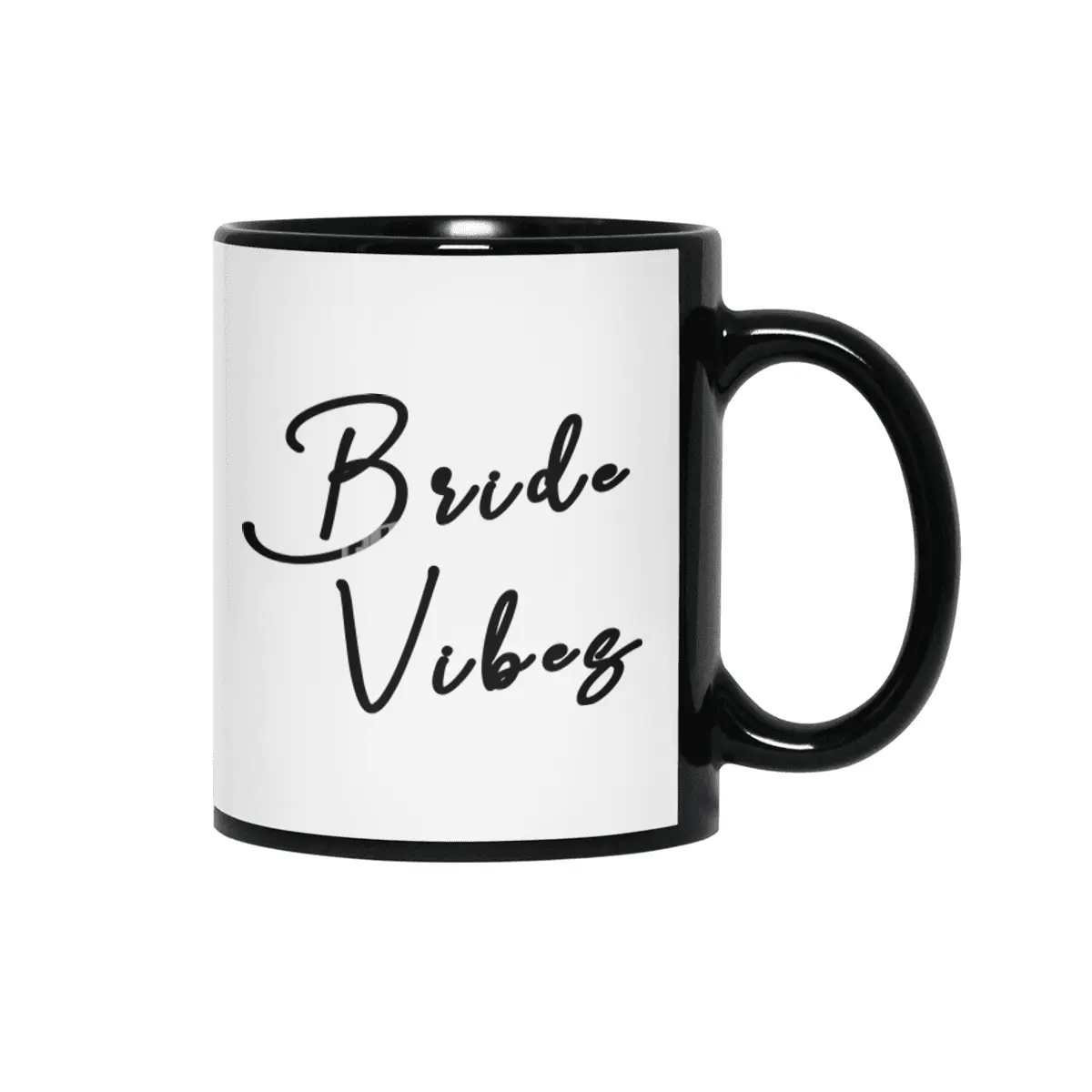 Bride Vibes Siyah Kupa