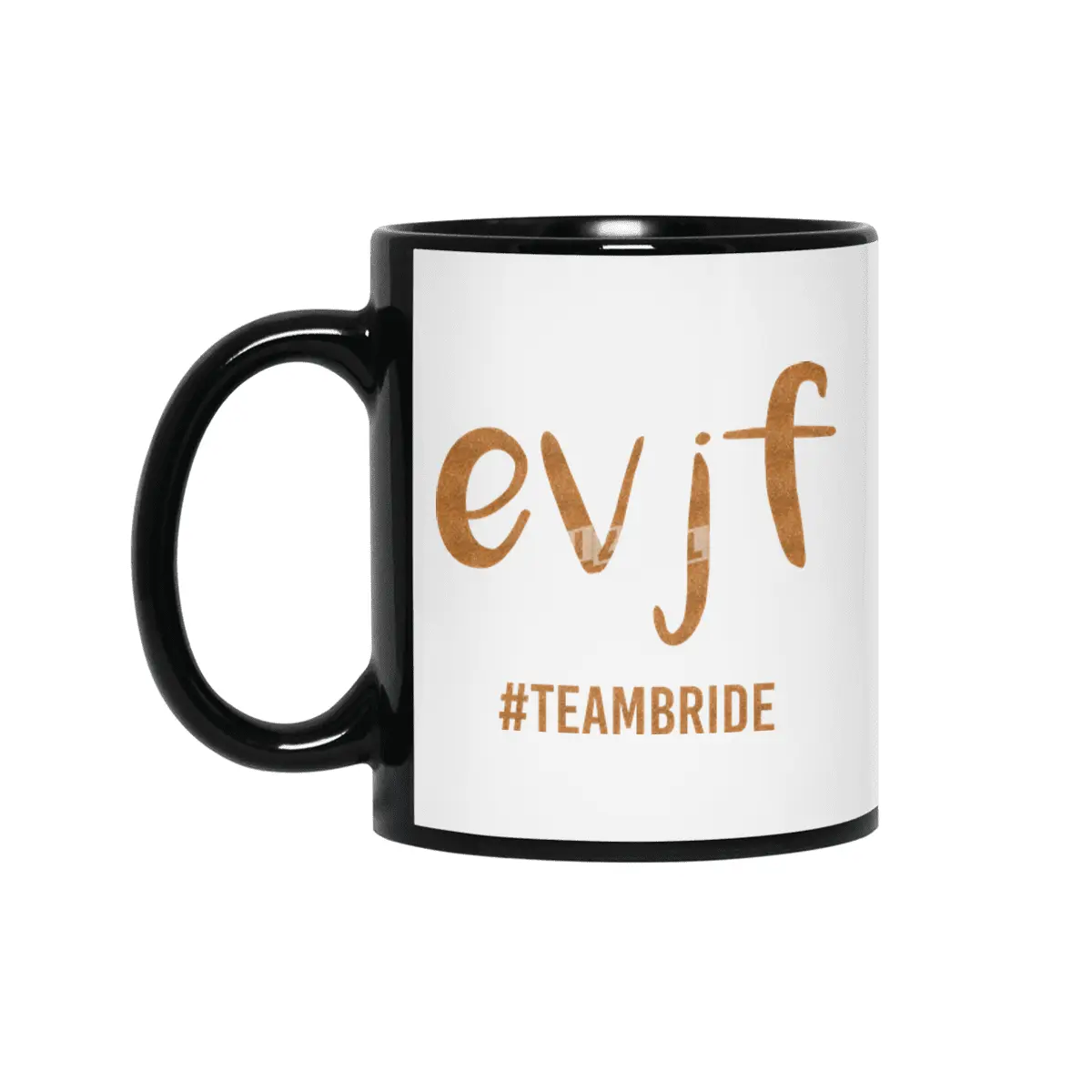 EVJF Team Bride Wedding Gift Siyah Kupa