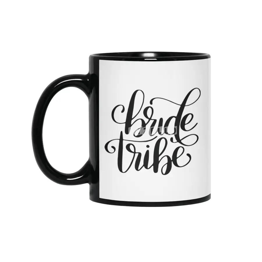 Bride Tribe | Bride To Be Shirt Siyah Kupa
