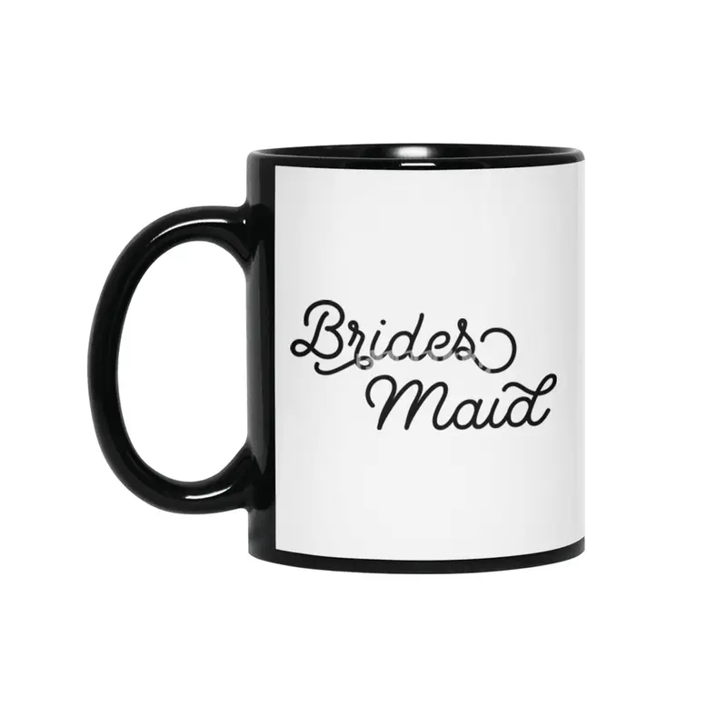Bridesmaid Siyah Kupa