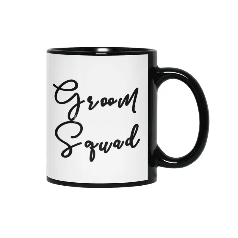 Groom Squad Siyah Kupa