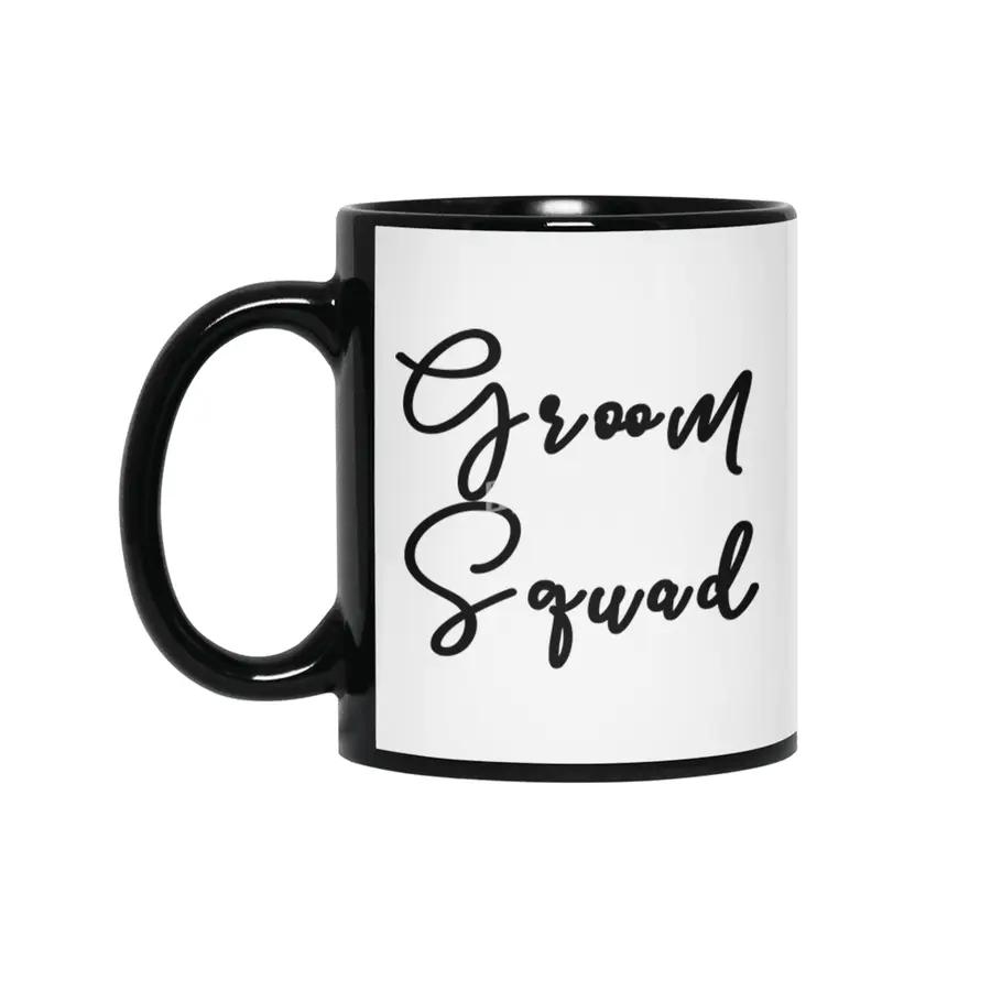 Groom Squad Siyah Kupa