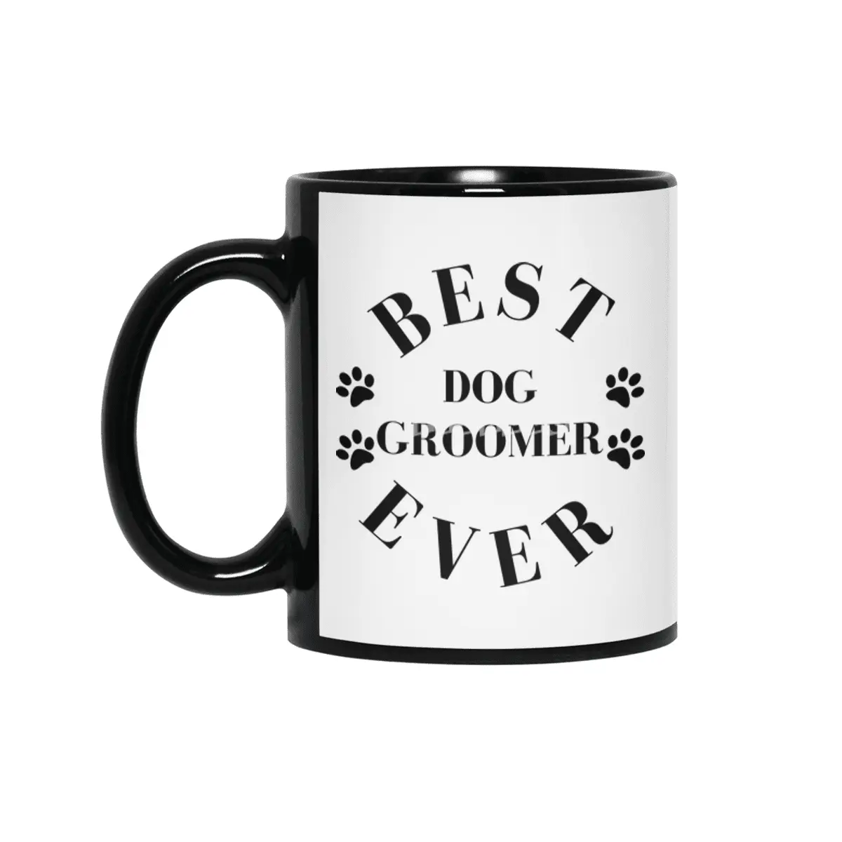 Best Dog Groomer Ever. Dog Groomer Gift. Siyah Kupa