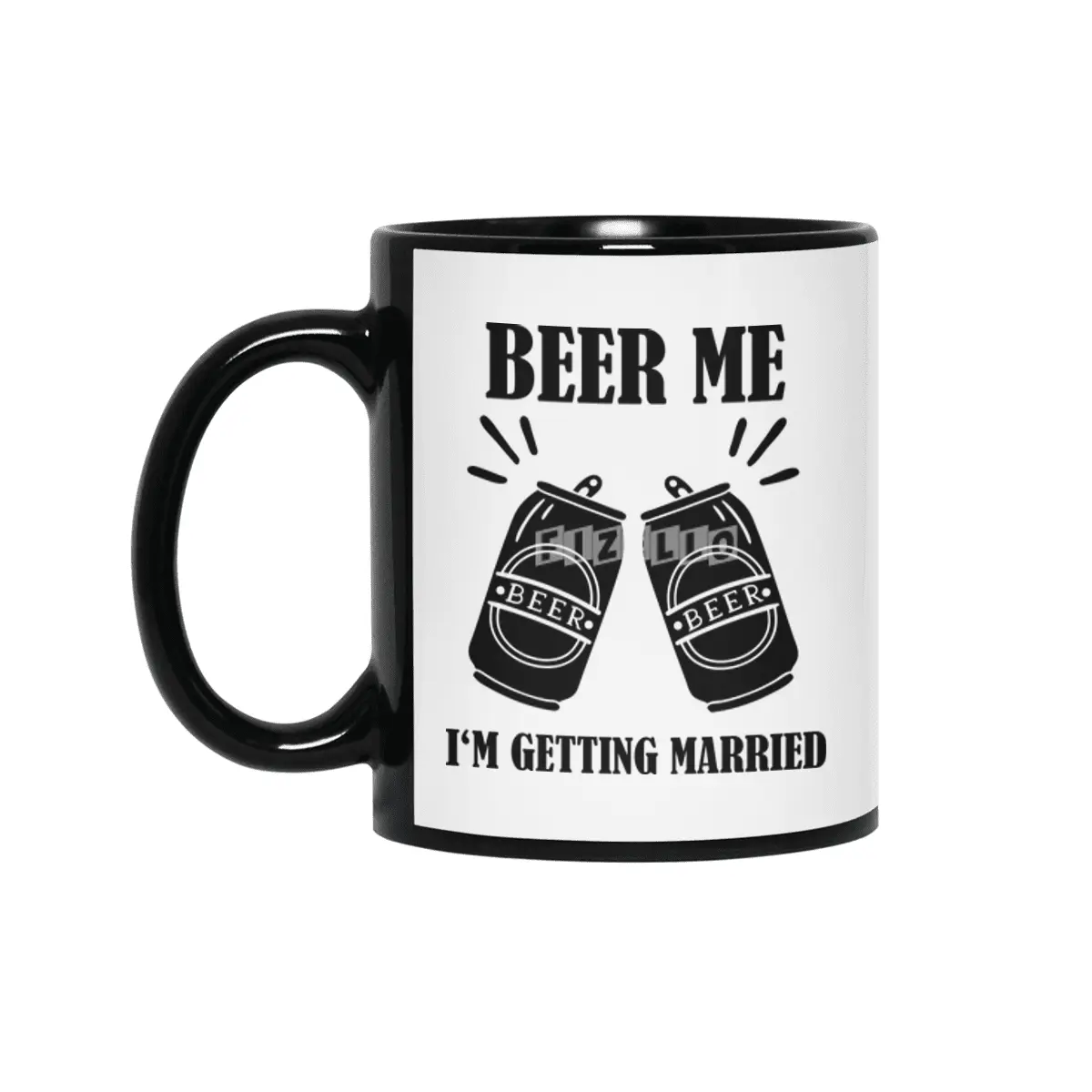 Beer Me I'm Getting Married Funny Groom Siyah Kupa