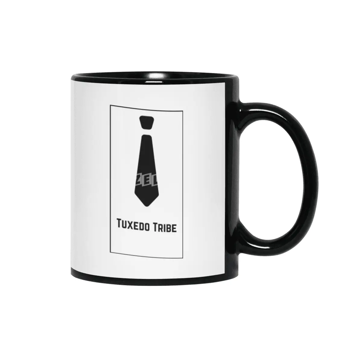 Tuxedo tribe groomsmen apparel Siyah Kupa