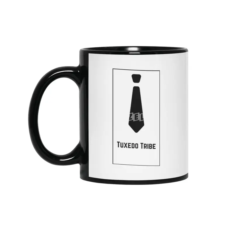 Tuxedo tribe groomsmen apparel Siyah Kupa
