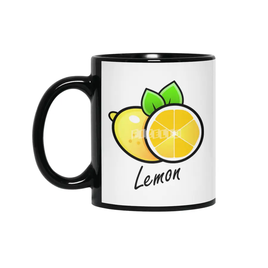 citrus Vector stock illustration Siyah Kupa