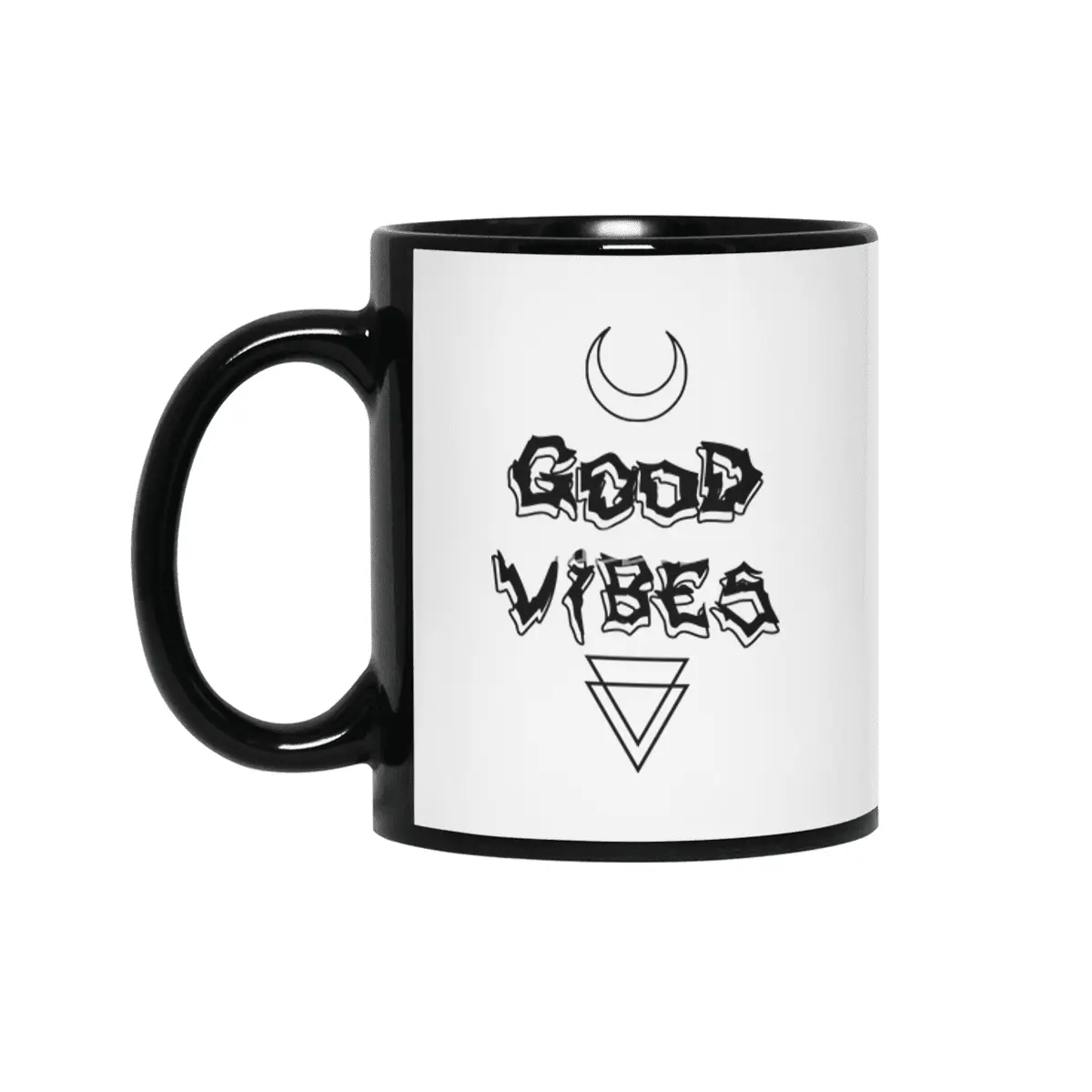 Good Vibes Siyah Kupa
