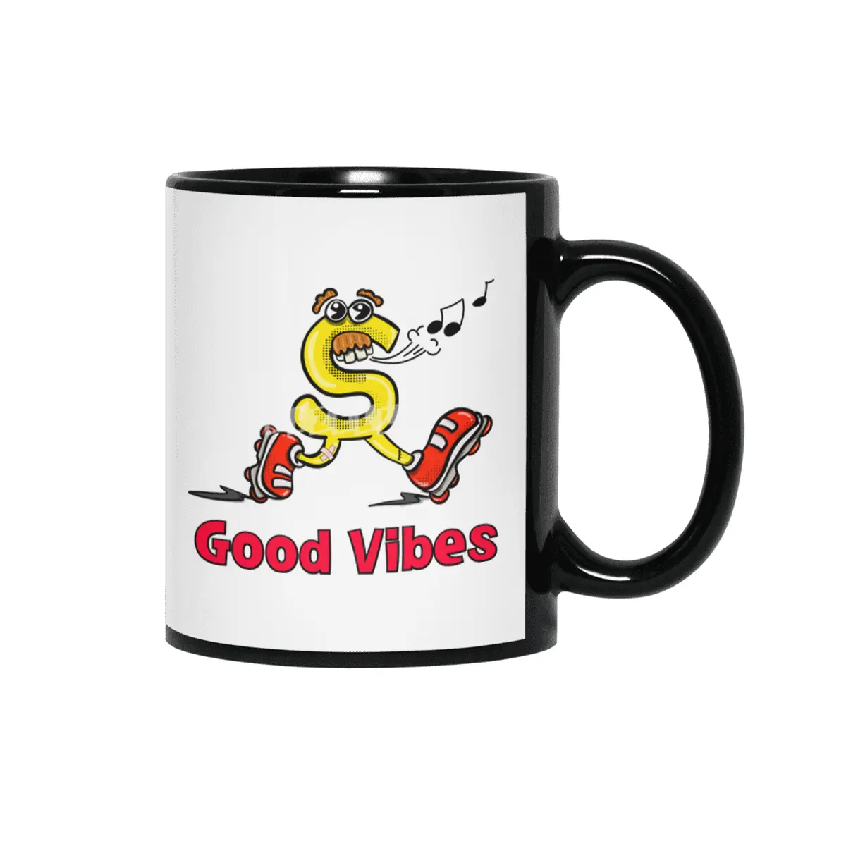 Good Vibes Siyah Kupa