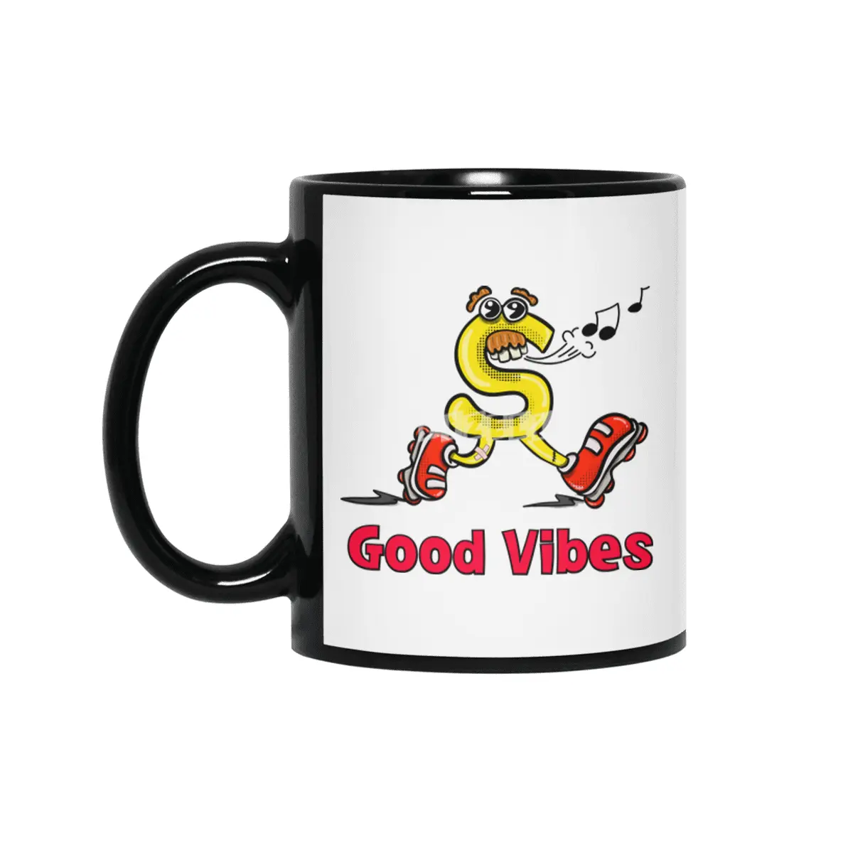 Good Vibes Siyah Kupa