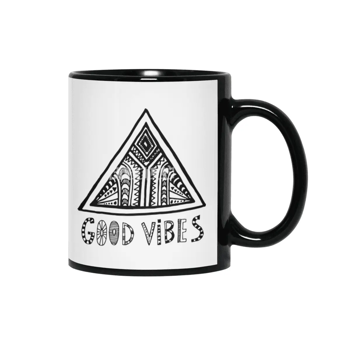 Good Vibes mindset Siyah Kupa