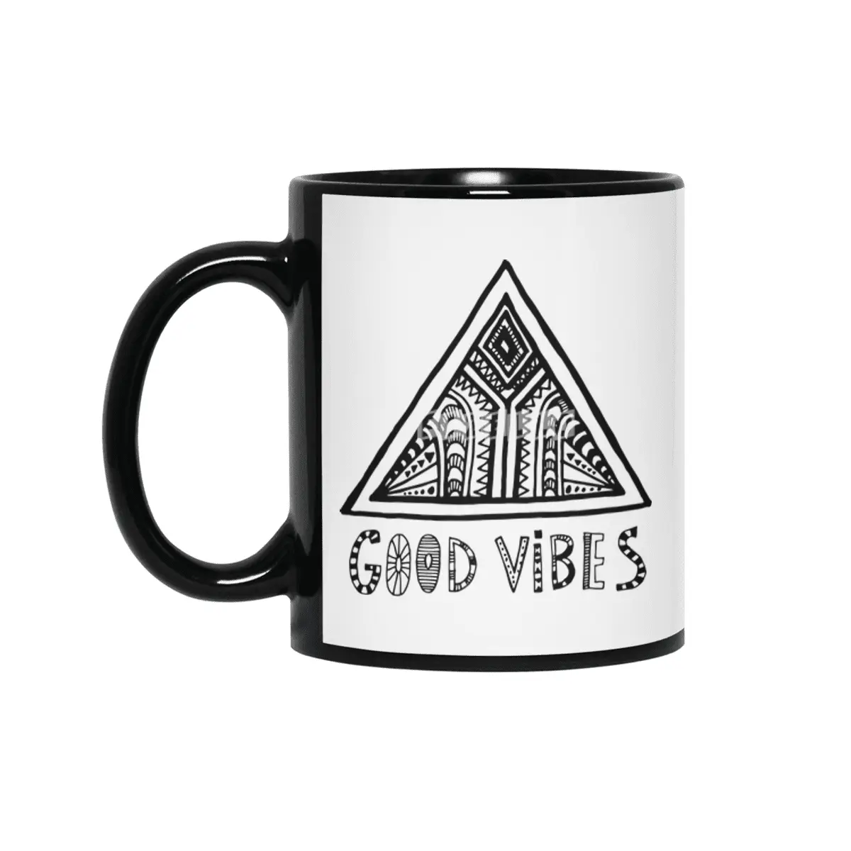 Good Vibes mindset Siyah Kupa