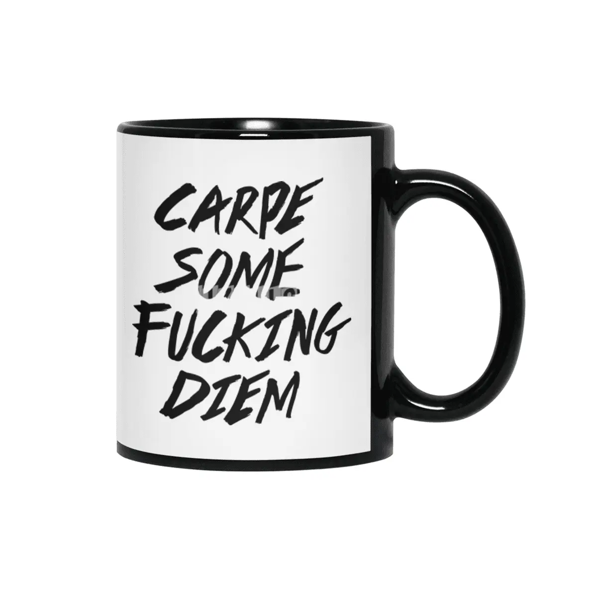 Carpe Some Fucking Diem Siyah Kupa