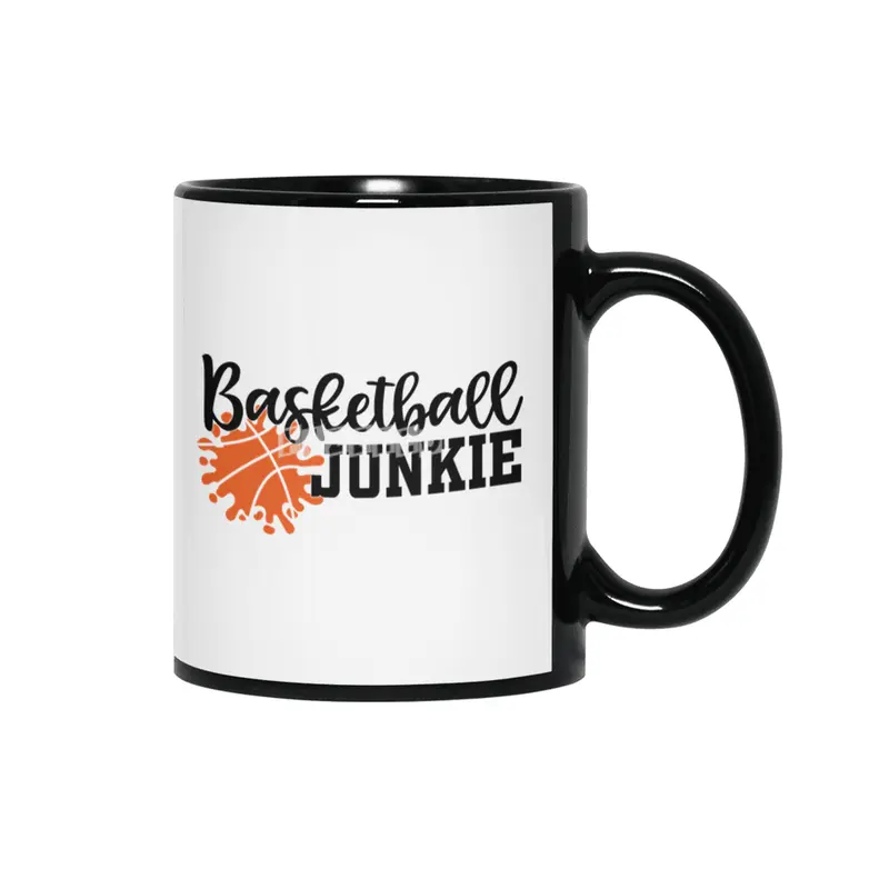 Basketball Junkie Siyah Kupa