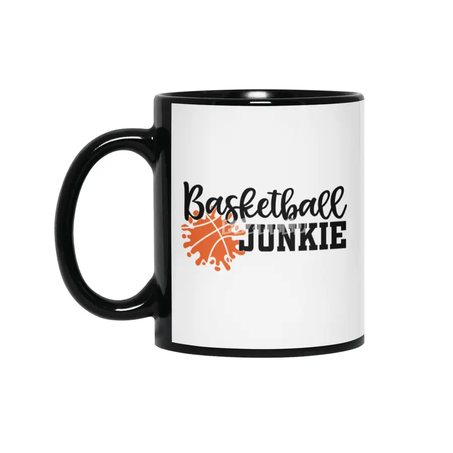 Basketball Junkie Siyah Kupa