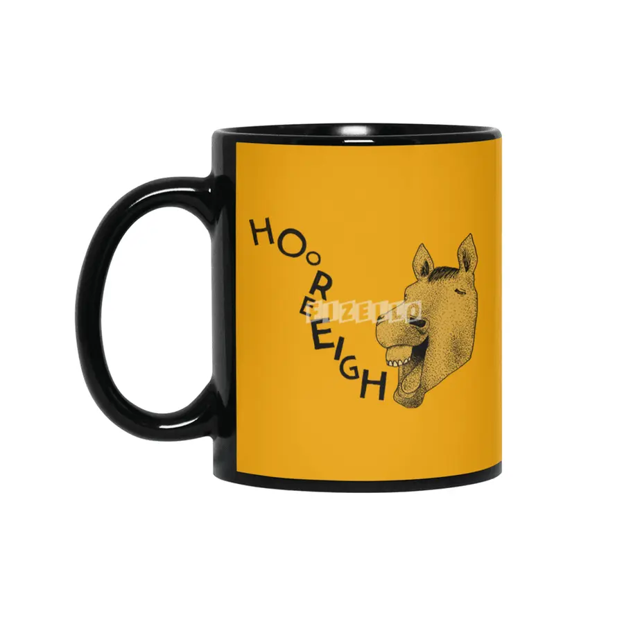 Hooray Horse Siyah Kupa