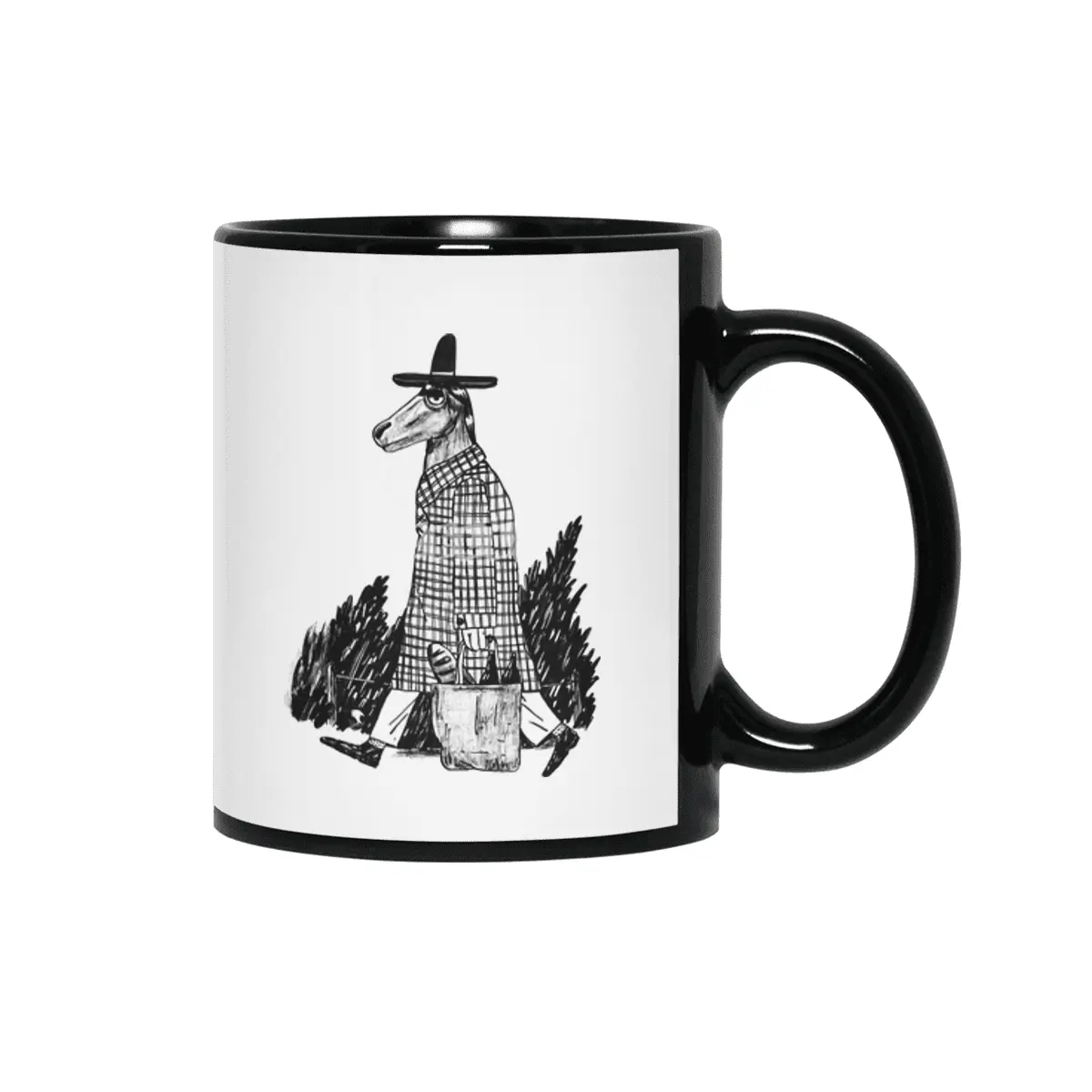 Horse in coat Siyah Kupa