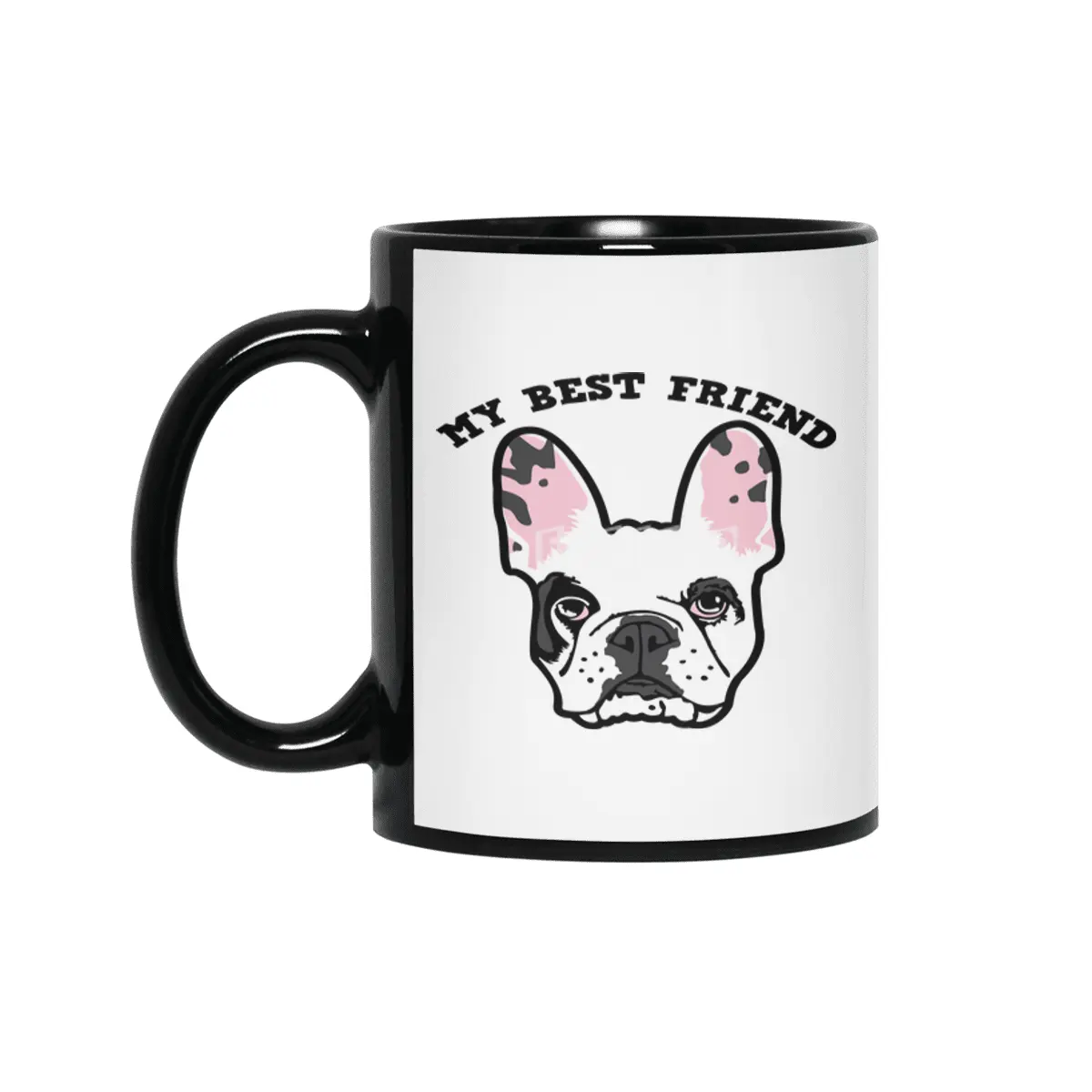 My Best Friend Bulldog Siyah Kupa