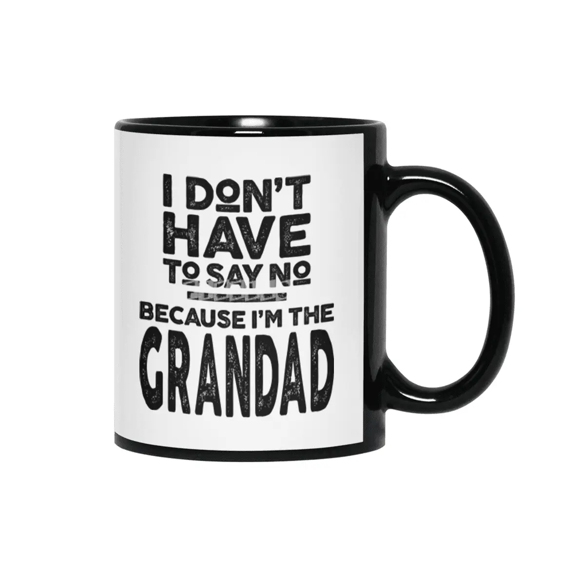 Happiness is Being a Granddad Gifts Siyah Kupa
