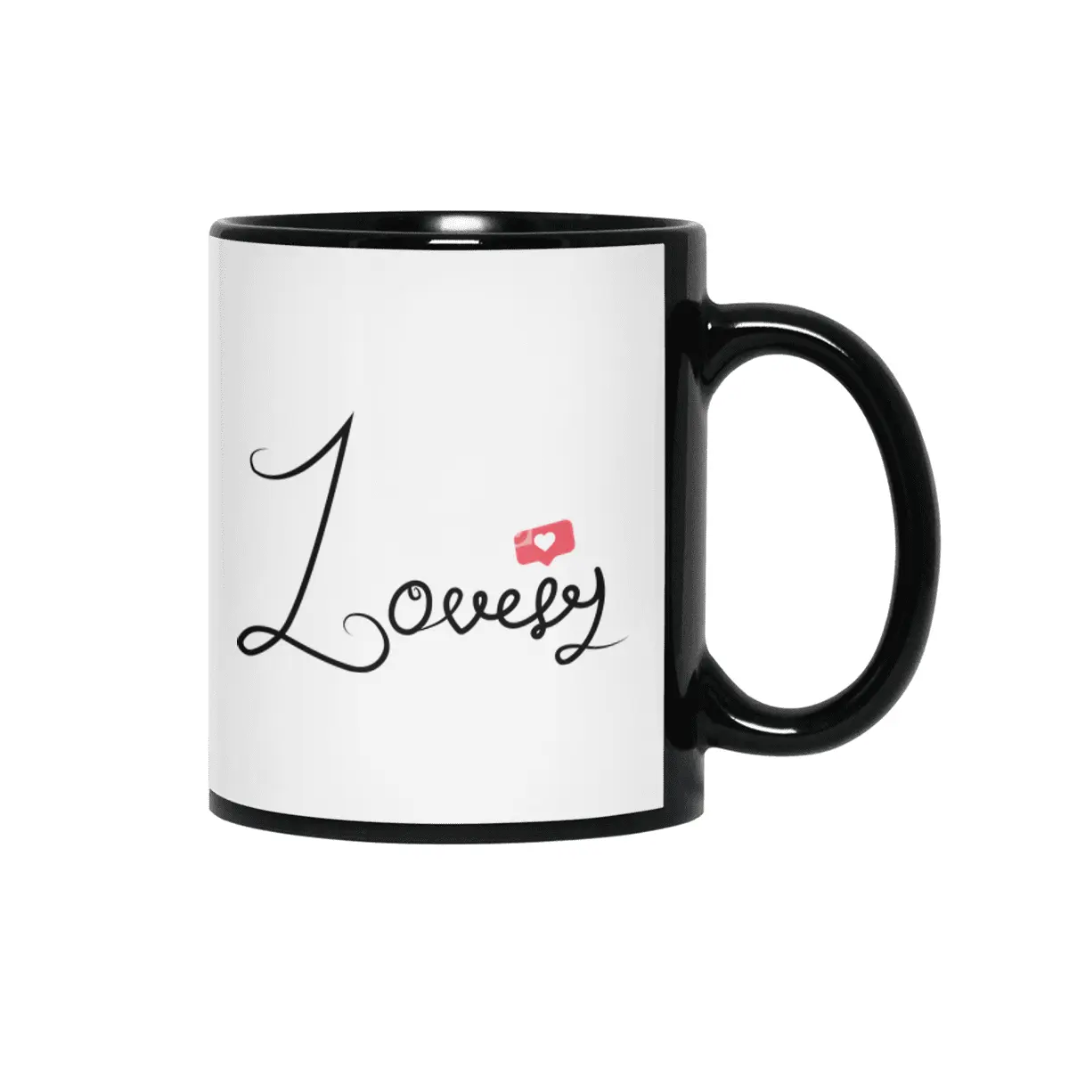 lovely Siyah Kupa