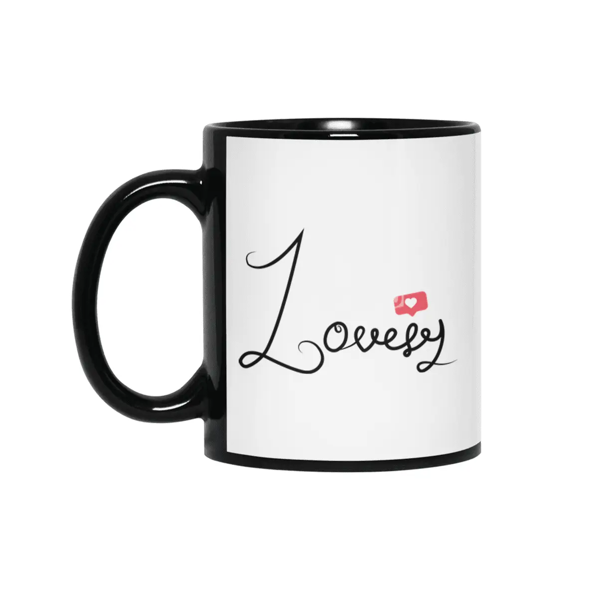 lovely Siyah Kupa