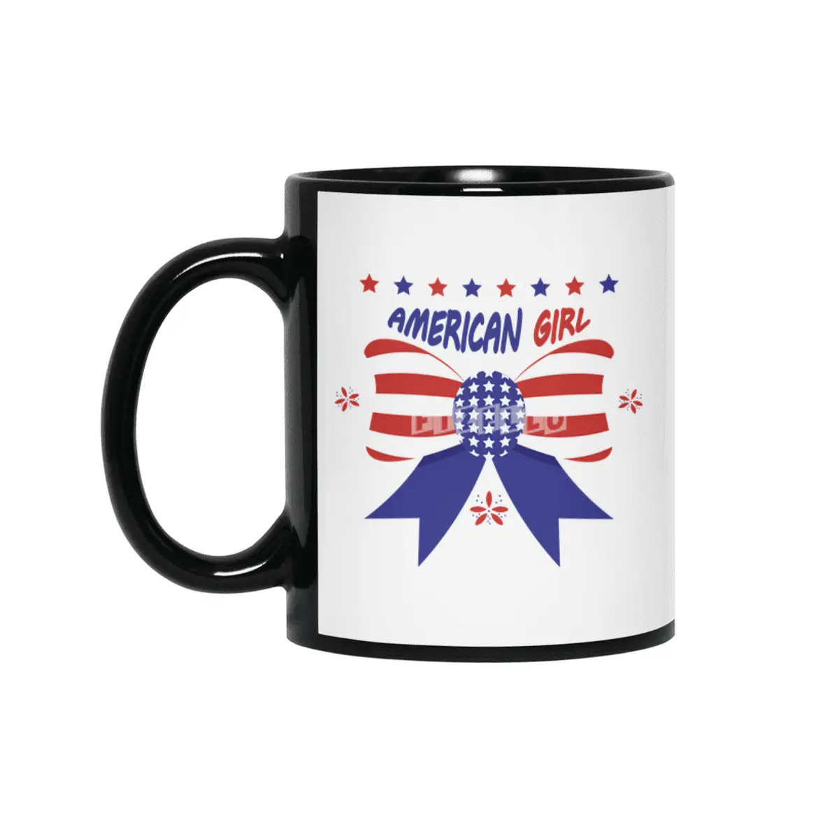 Lovely American Girl Siyah Kupa