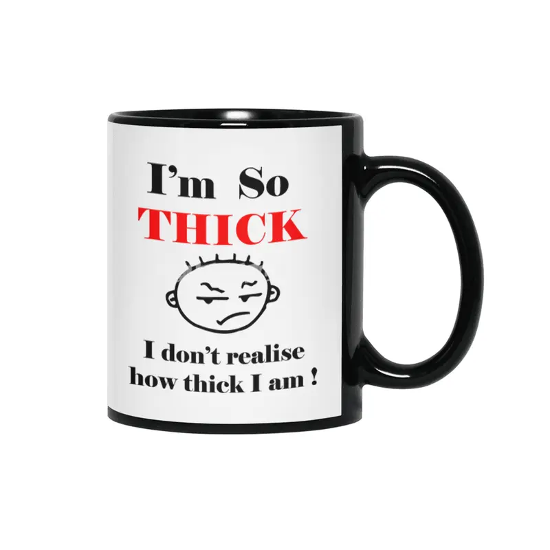 classroom insults - stupid Siyah Kupa