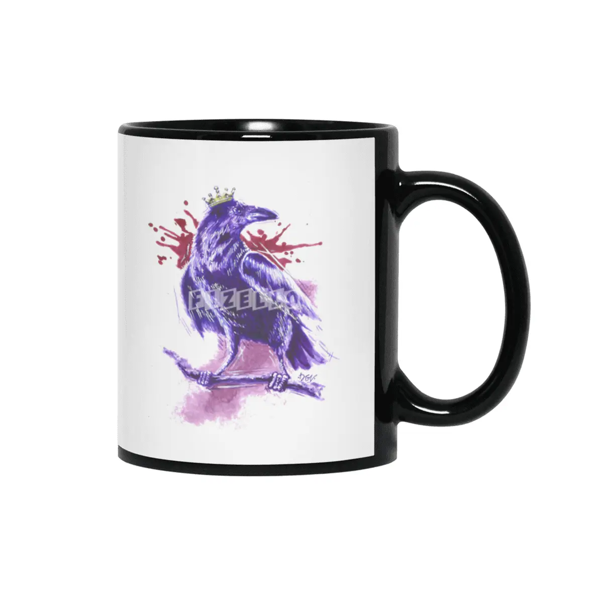 King Raven Siyah Kupa