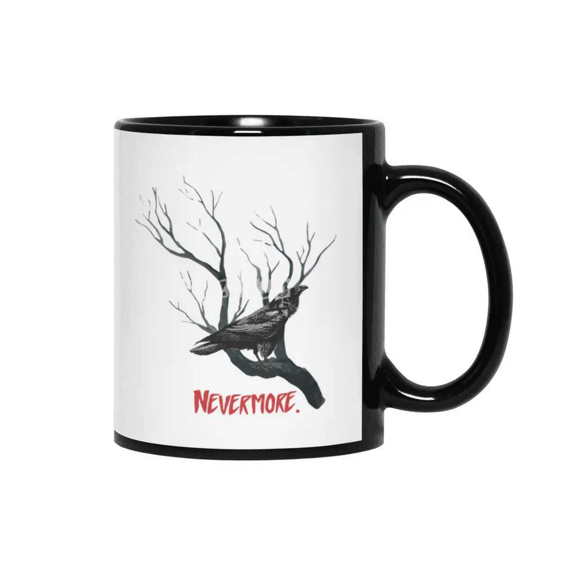 Nevermore Raven Siyah Kupa