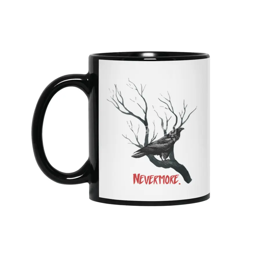 Nevermore Raven Siyah Kupa