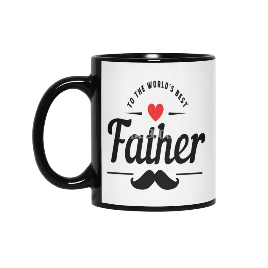 To the World's Best Father Siyah Kupa