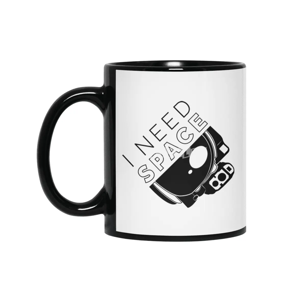 I Need Space - Black Siyah Kupa