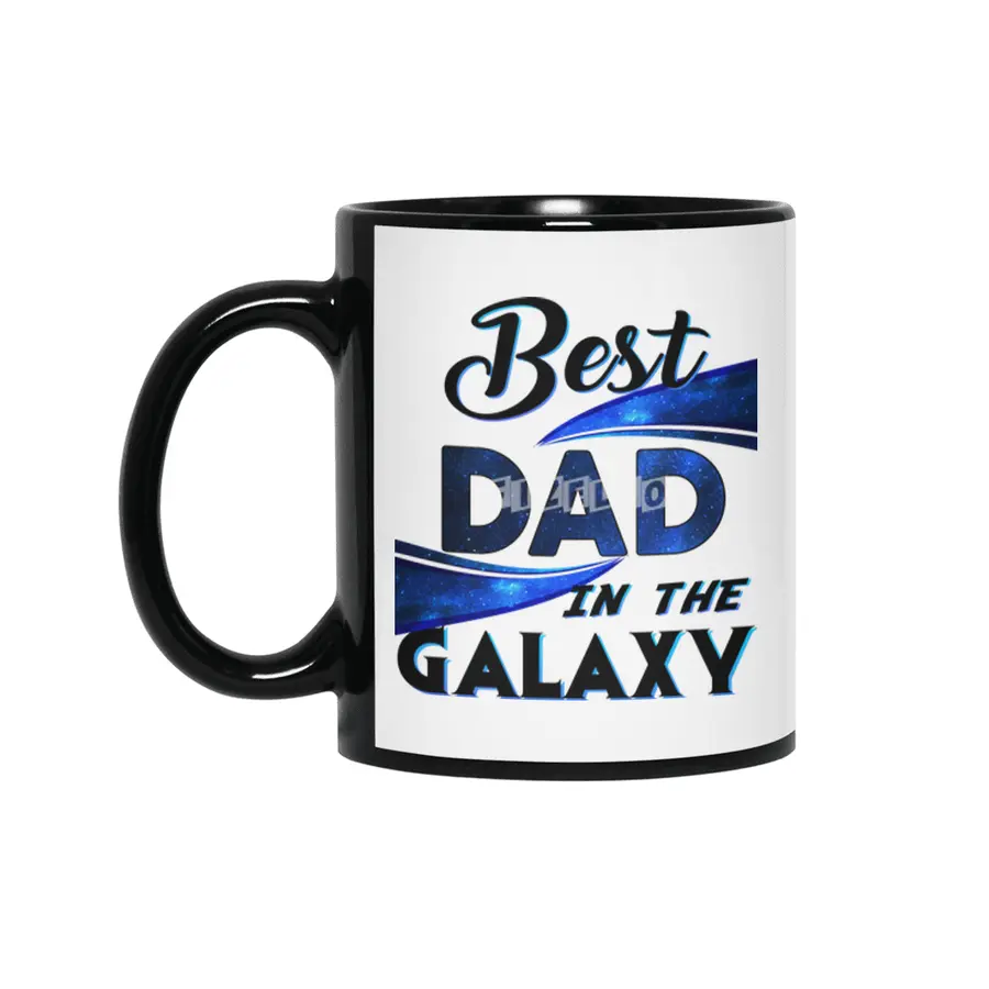 Best Dad in the Galaxy Siyah Kupa