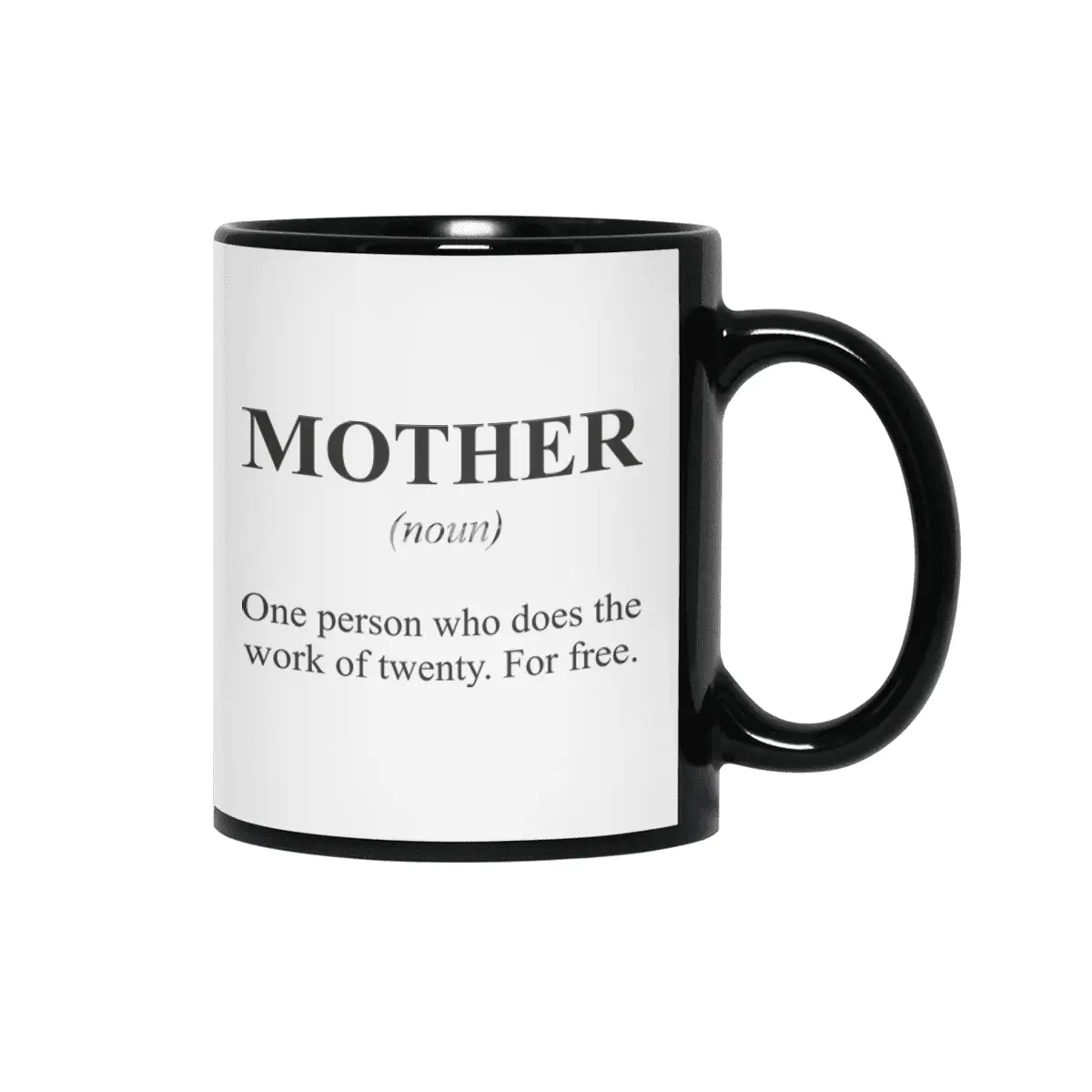 Mother Alternative Dictionary Definitions Parody Siyah Kupa