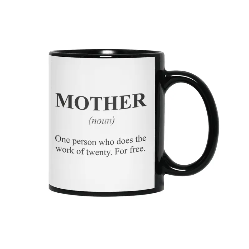 Mother Alternative Dictionary Definitions Parody Siyah Kupa