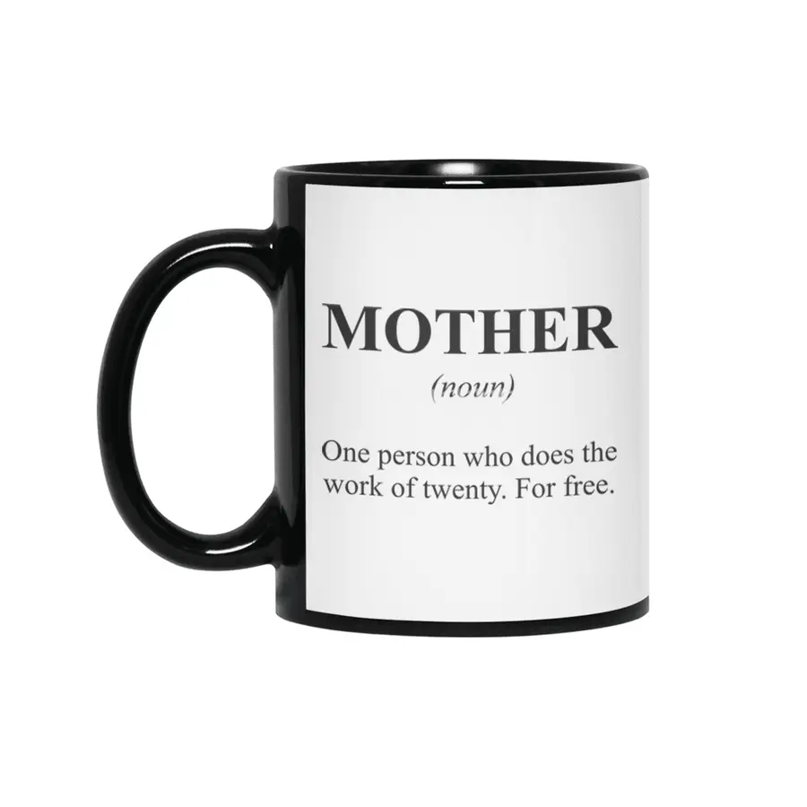 Mother Alternative Dictionary Definitions Parody Siyah Kupa