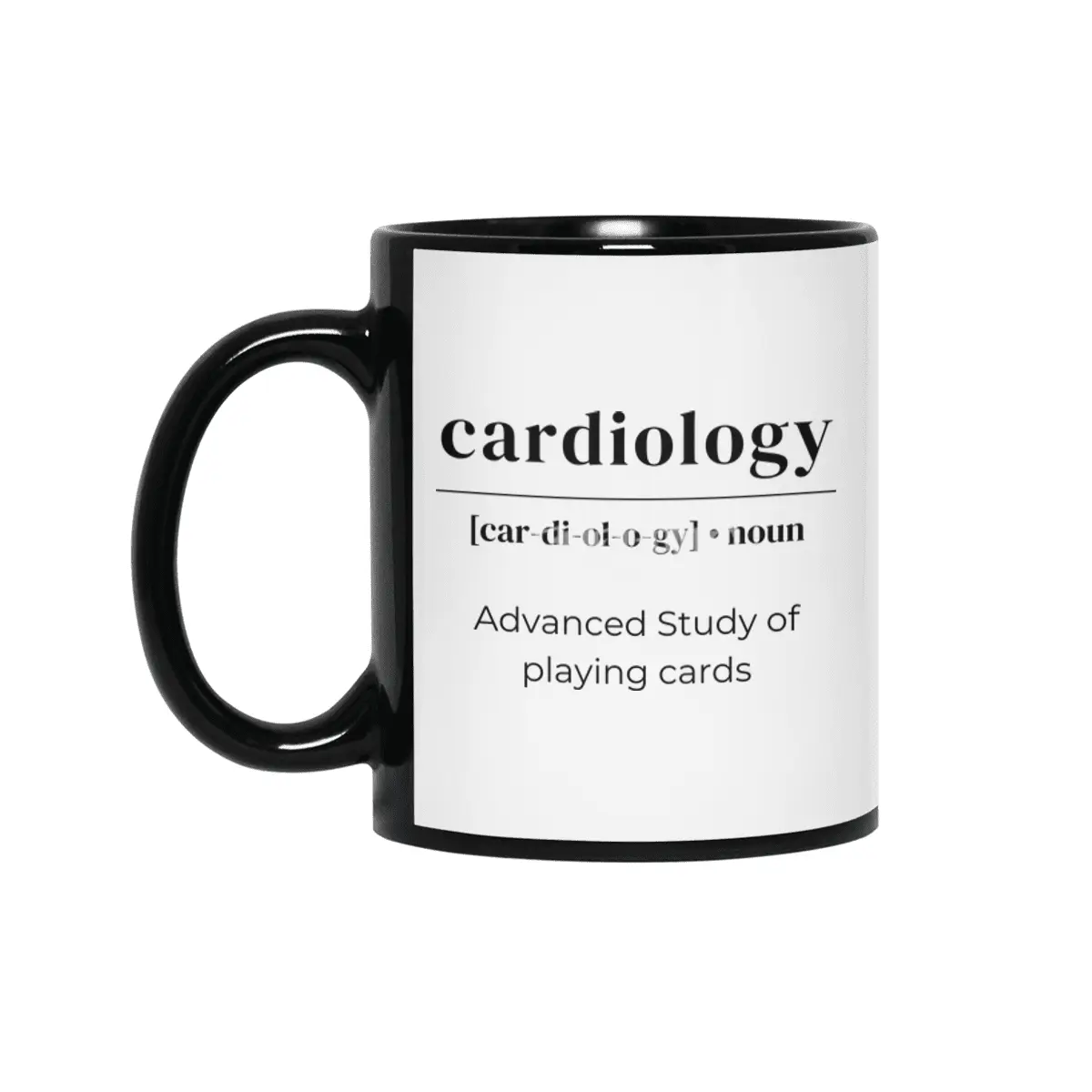 Cardiology Dictionary Definition - Advanced Study Of Playing Cards Siyah Kupa