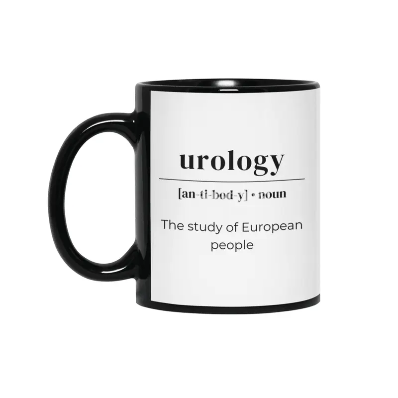 Urology Dictionary Definition - The Study Of European People Siyah Kupa