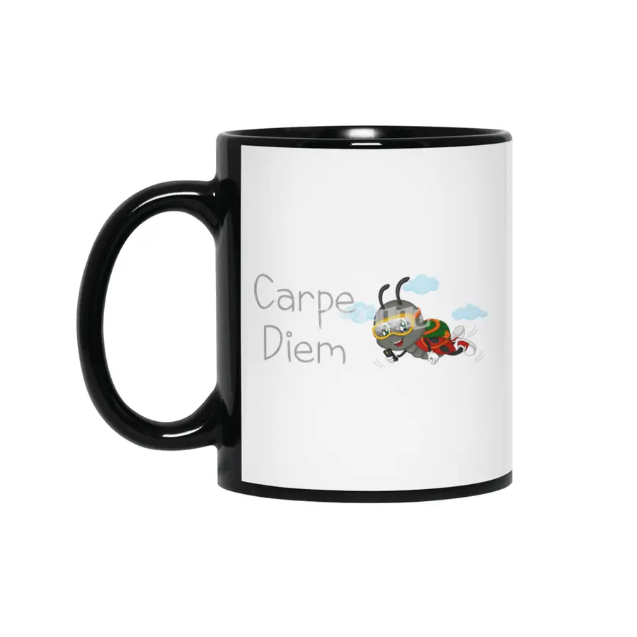 Ladybug Carpe Diem Siyah Kupa