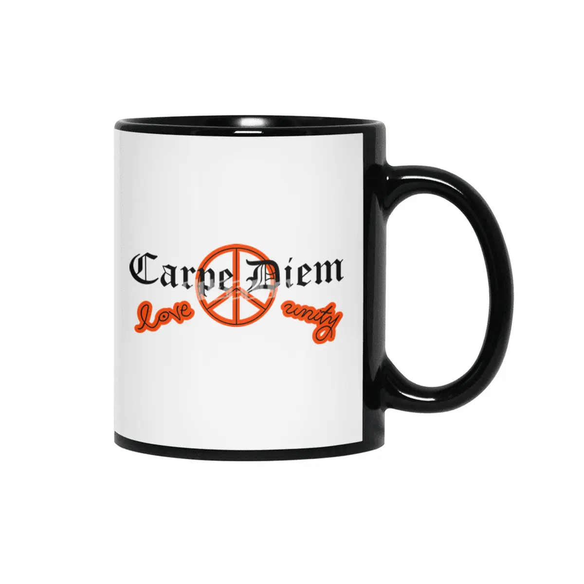 Carpe Diem Siyah Kupa
