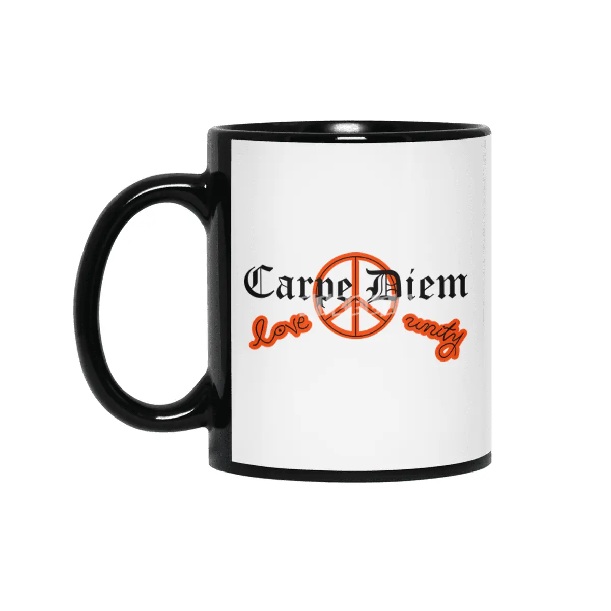 Carpe Diem Siyah Kupa