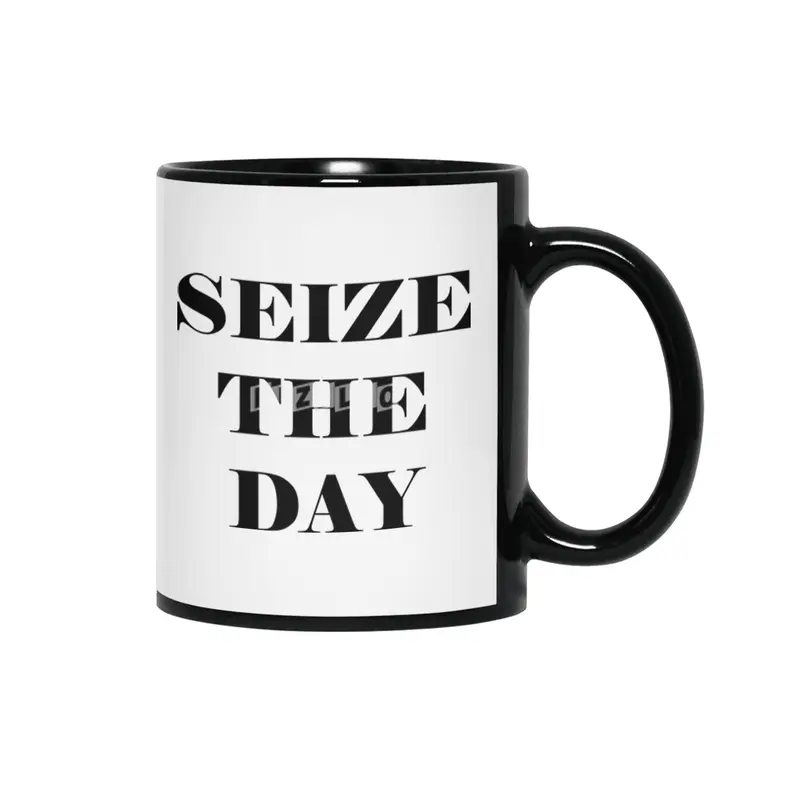 Use The Day Carpe Diem Gift Siyah Kupa