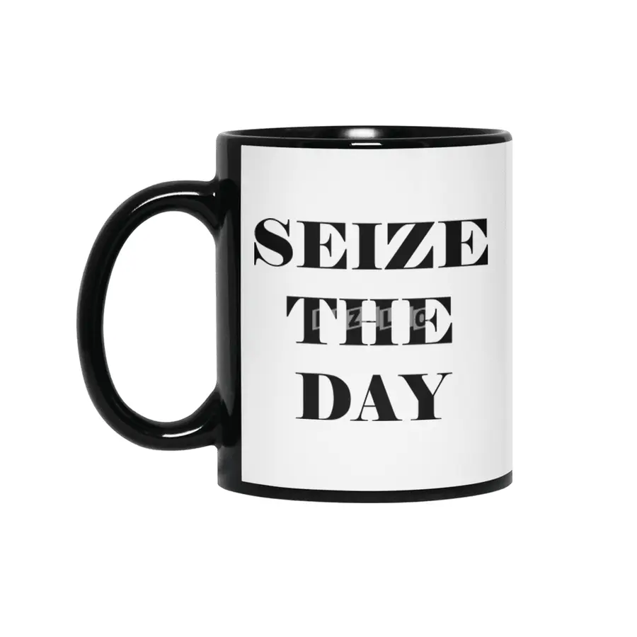 Use The Day Carpe Diem Gift Siyah Kupa