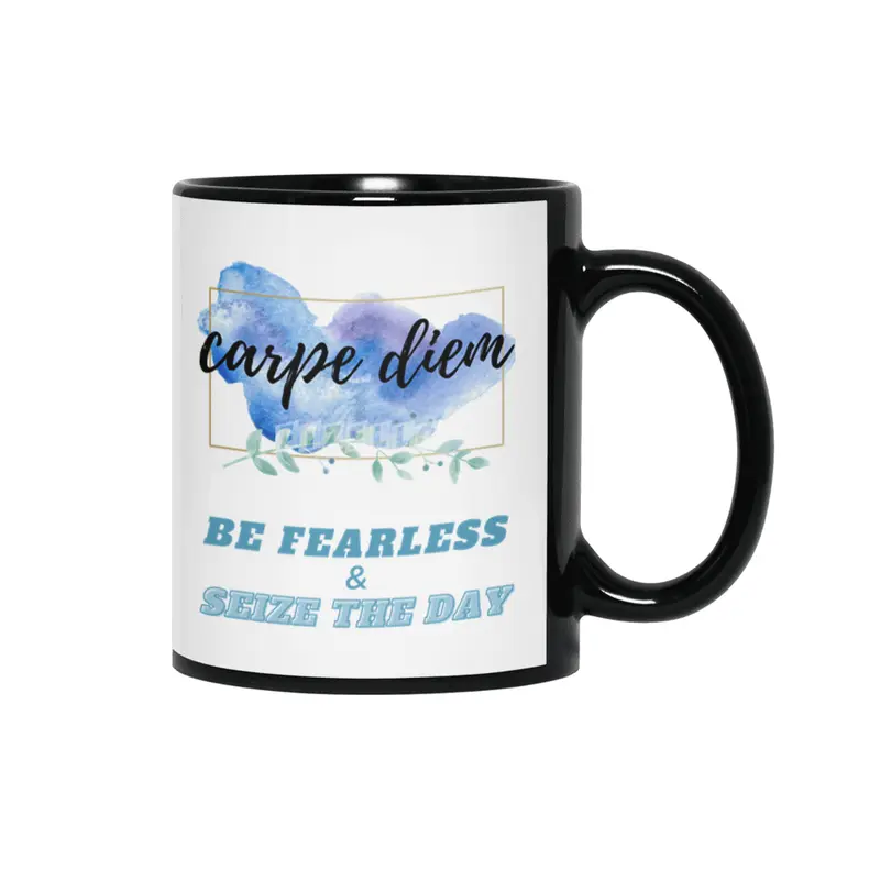 Carpe Diem - Seize The Day Siyah Kupa