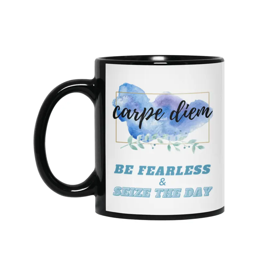 Carpe Diem - Seize The Day Siyah Kupa