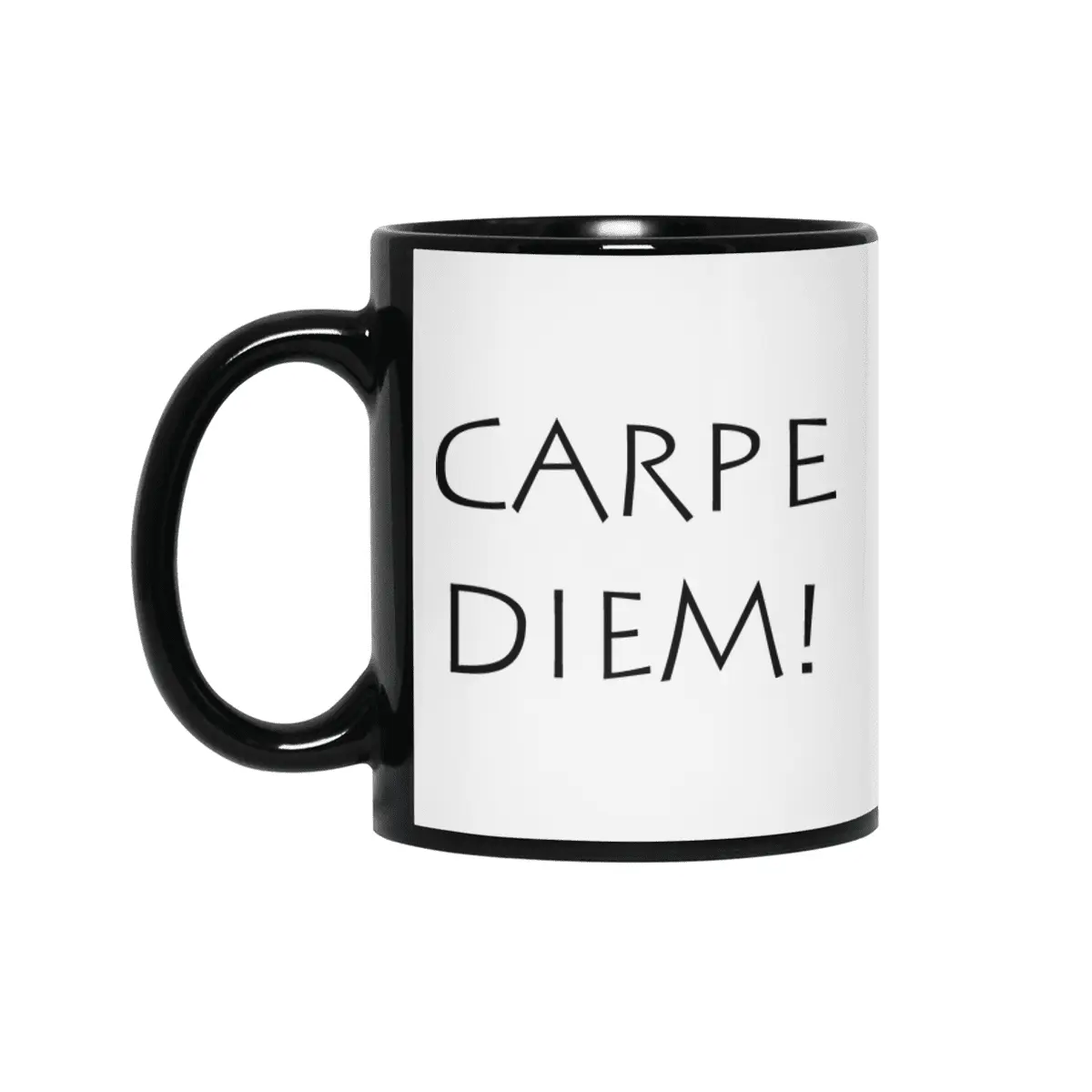 Carpe diem Siyah Kupa