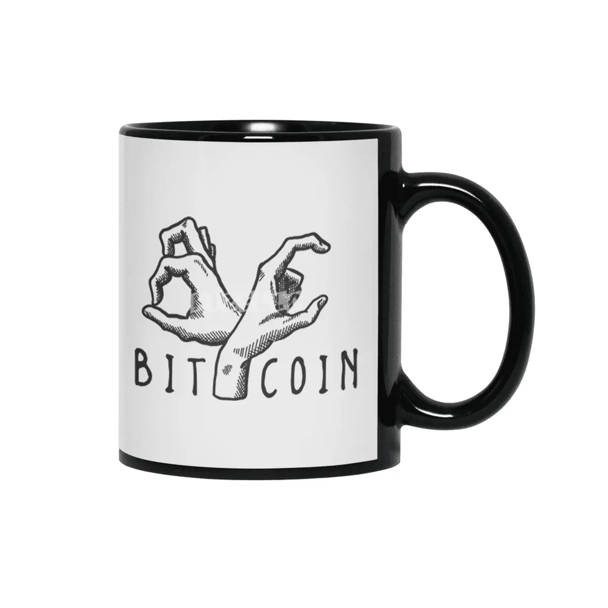 Bitcoin Crew (dark) Siyah Kupa